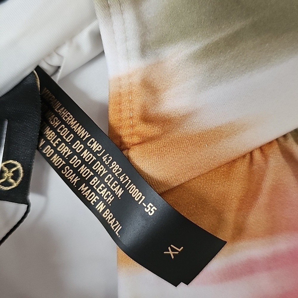 NWT Vix $192 Women Green Duala Zene Bandeau Bikini Swimsuit top size Xl  D Cup - Picture 10 of 14